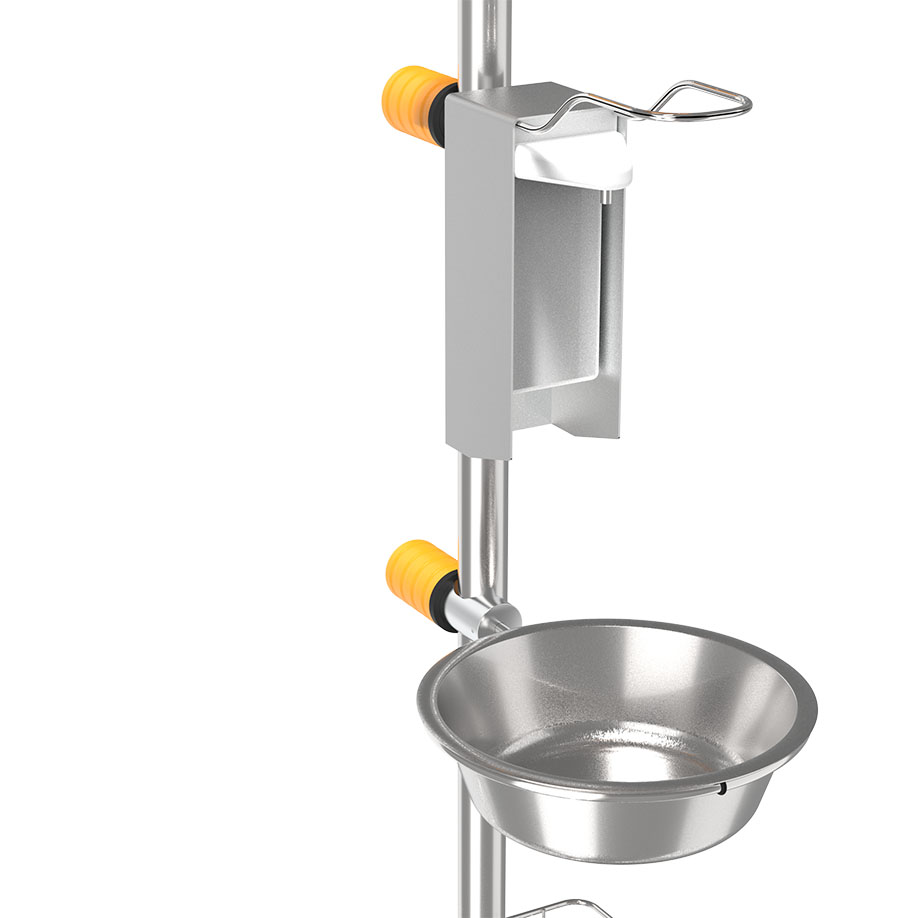 mobiles Hygienecenter, melonengelb RAL 1028