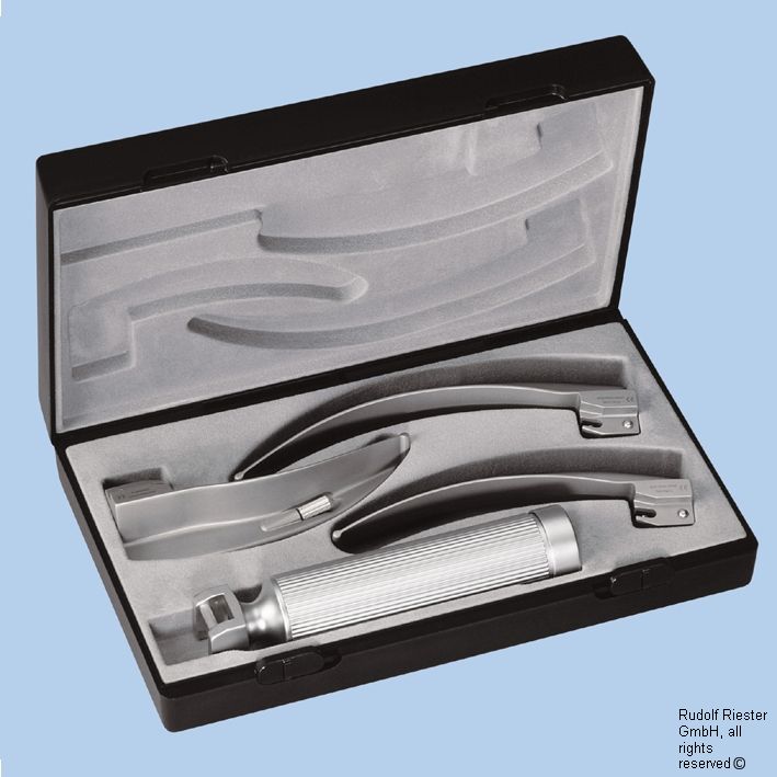 ri-standard Laryngoskop-Set Macintosh, Vakuum 2,7 V, mit Griff Typ C