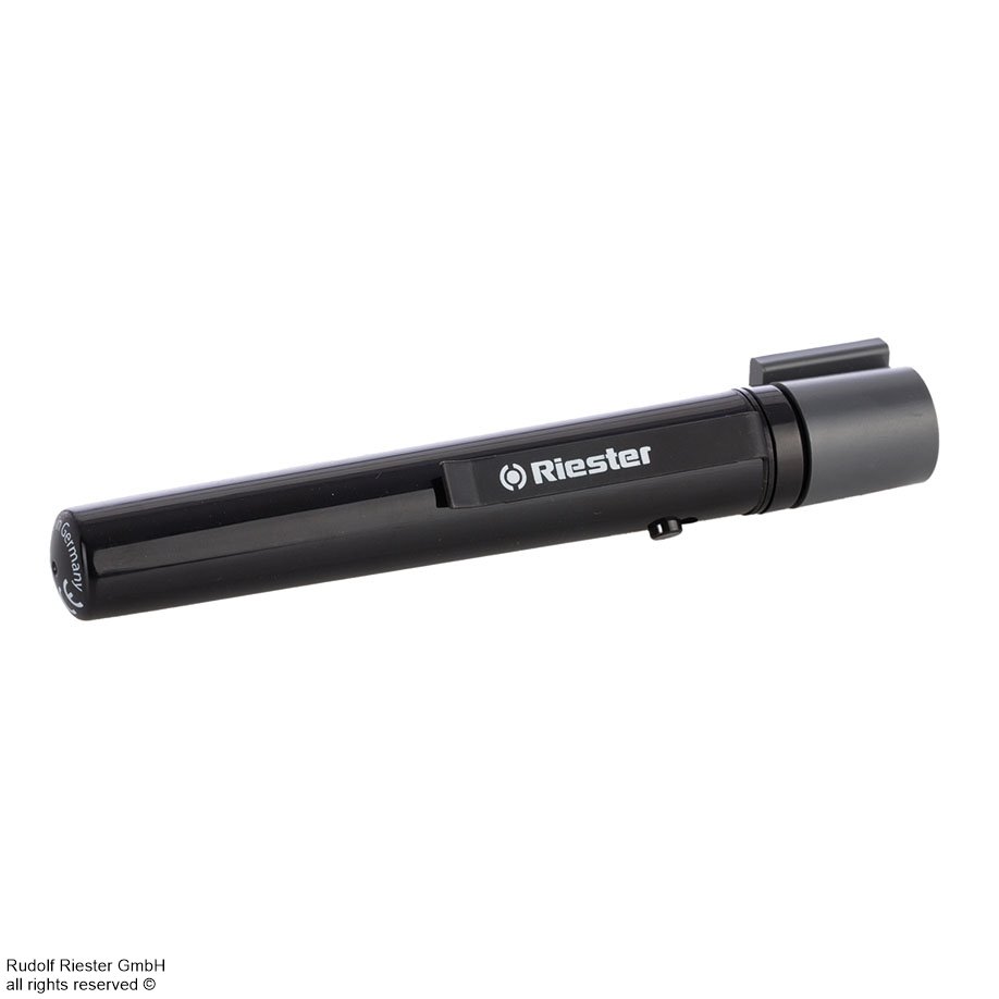 e-xam XL 2,5 V Diagnostikleuchte, schwarz, mit Zungenspatelhalter