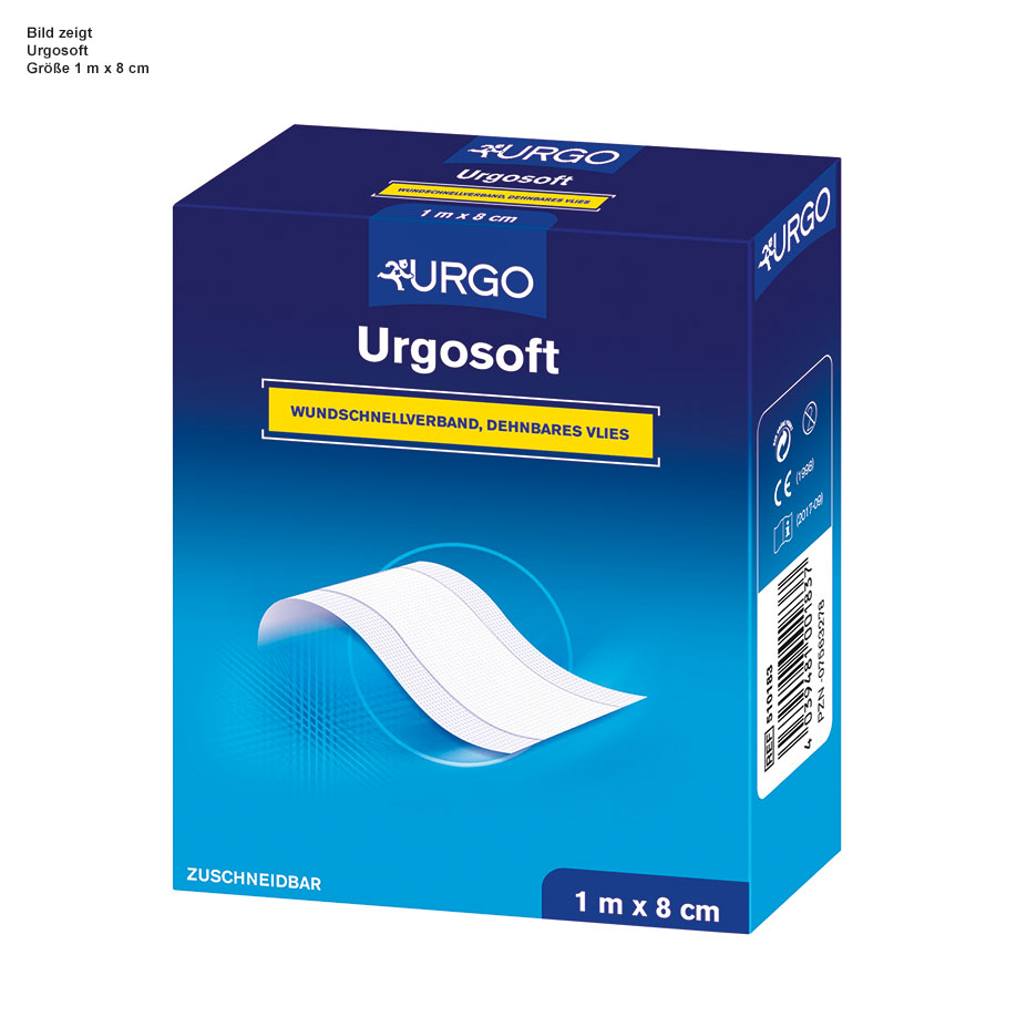 Urgosoft Wundschnellverband, 5 m x 8 cm, weiß